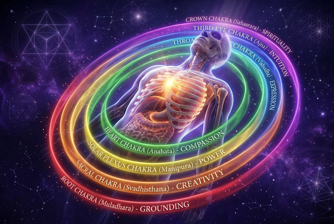 氣場七層結構示意圖